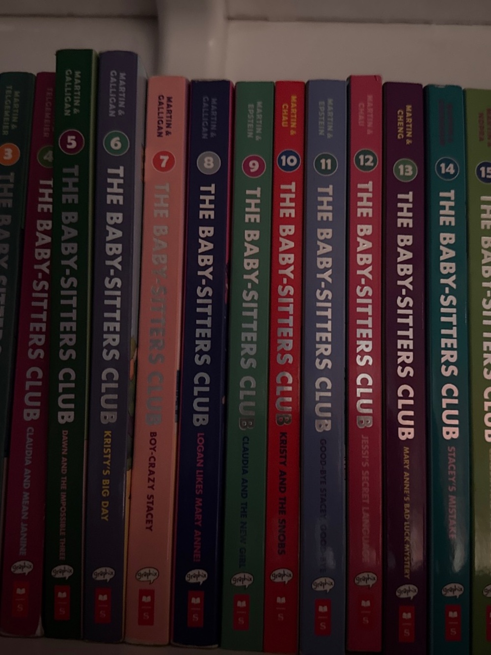 Babysitters Club books 1-19 excellent used condition!